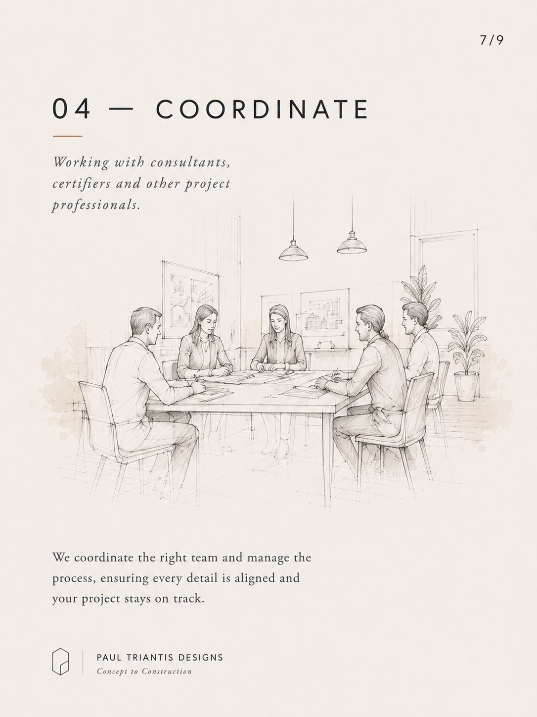 Consultant coordination drawing detail