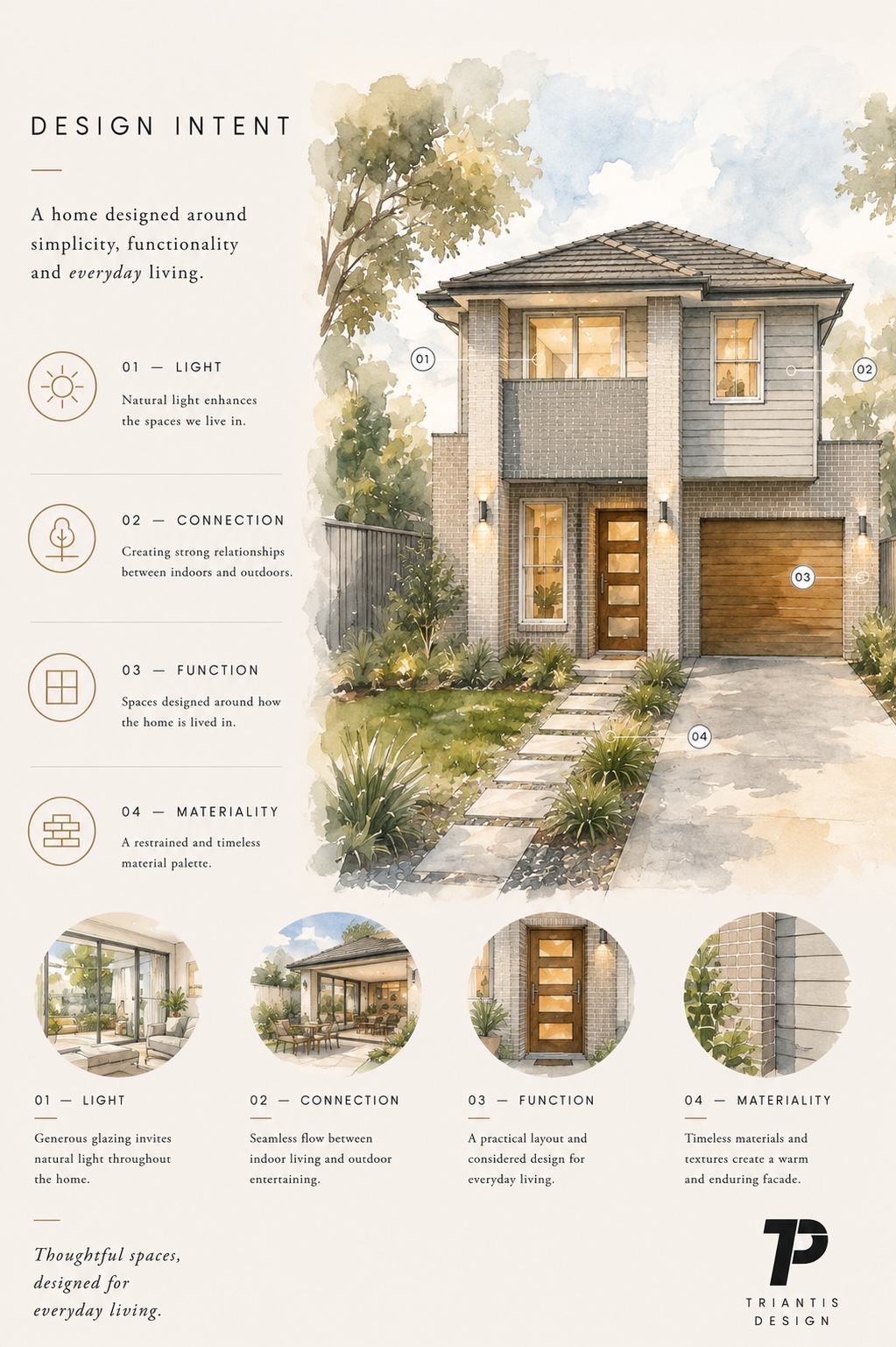 Residential Design Study — design narrative